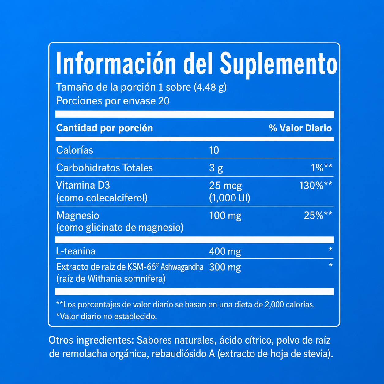 Kyvo SuperCalm™ | Bebida Relajante de Limonada de Frambuesa
