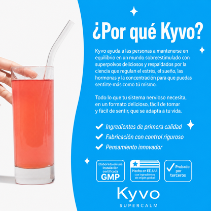 Kyvo SuperCalm™ | Bebida Relajante de Limonada de Frambuesa