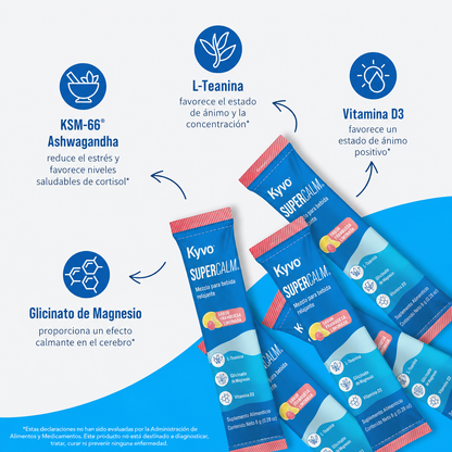 Kyvo SuperCalm™ | Bebida Relajante de Limonada de Frambuesa